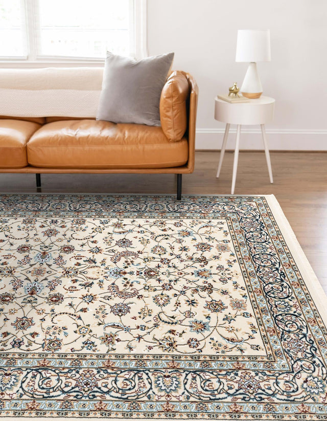 Ivory 3' 1 x 5' 3 Narenj Rectangle Area Rug 85% Polypropylene & 15% Polyester Traditional Classic Carpet for Living, Dining, Bedrooms, Office for Sale at Rug Engine