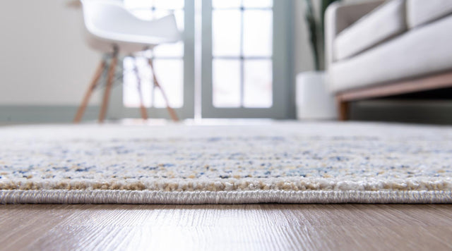 Cream 5' 1 x 8' Augustus Rectangle Area Rug 70% Polypropylene & 30% Polyester With Cotton Backing Easy Clean Home Decor Carpet for Sale at Rug Engine