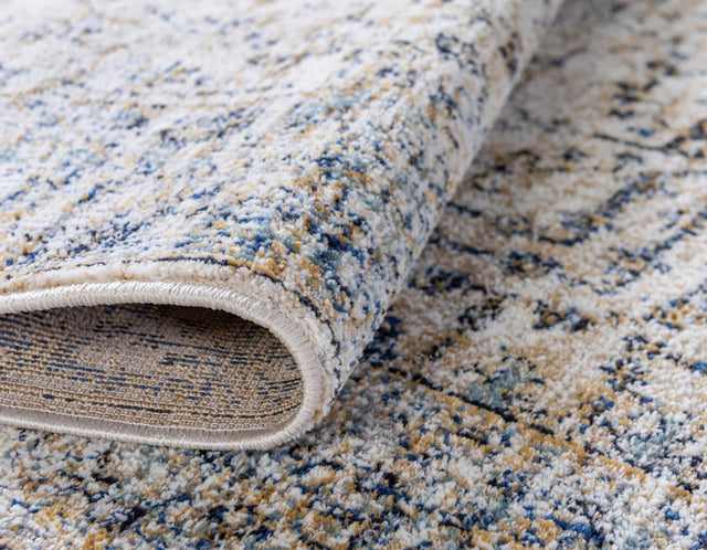 Cream 5' 1 x 8' Augustus Rectangle Area Rug 70% Polypropylene & 30% Polyester With Cotton Backing Easy Clean Home Decor Carpet for Sale at Rug Engine