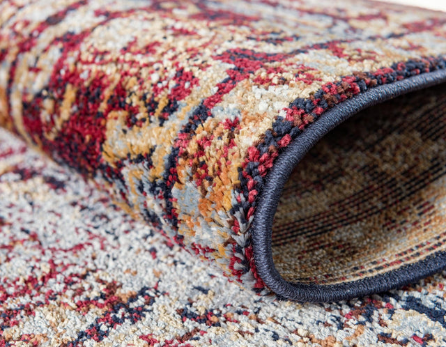 Rust Red 3' 3 x 5' 3 Augustus Rectangle Area Rug 70% Polypropylene & 30% Polyester With Cotton Backing Easy Clean Home Decor Carpet for Sale at Rug Engine