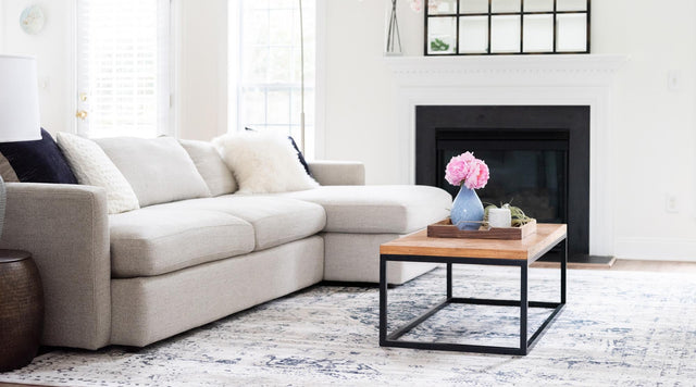 Dark Blue 5' 3 x 8' Chateau Rectangle Area Rug 85% Polypropylene & 15% Chenille With Cotton Backing Traditional Vintage Distressed Carpet for Classical Interior Design Decorating for Sale at Rug Engine