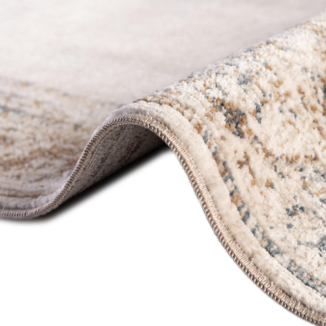 Blue Cream 2' x 8' Chateau Runner Area Rug 85% Polypropylene & 15% Chenille With Cotton Backing Traditional Vintage Distressed Carpet for Classical Interior Design Decorating for Sale at Rug Engine