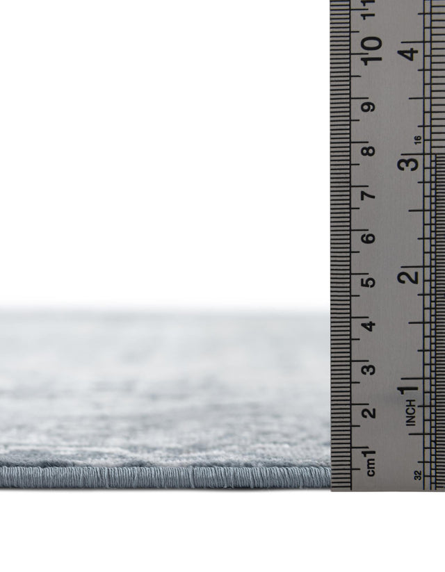 Dark Blue 2' x 6' 9 Chateau Runner Area Rug 85% Polypropylene & 15% Chenille With Cotton Backing Traditional Vintage Distressed Carpet for Classical Interior Design Decorating for Sale at Rug Engine