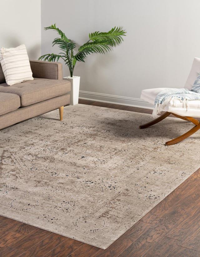 Beige 3' 1 x 5' 3 Chateau Rectangle Area Rug 85% Polypropylene & 15% Chenille With Cotton Backing Traditional Vintage Distressed Carpet for Classical Interior Design Decorating for Sale at Rug Engine