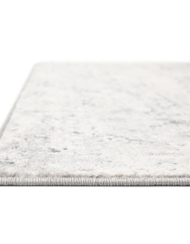 Gray 9' x 12' Chateau Rectangle Area Rug 85% Polypropylene & 15% Chenille With Cotton Backing Traditional Vintage Distressed Carpet for Classical Interior Design Decorating for Sale at Rug Engine