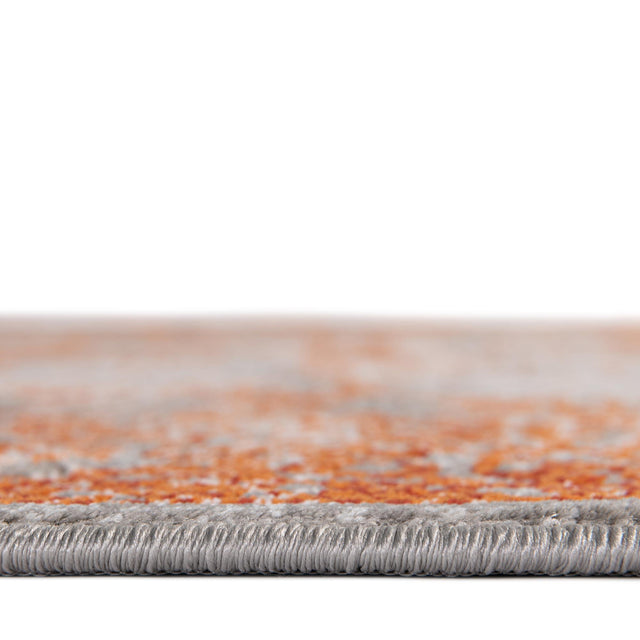 Terracotta 4' x 4' New Classical Square Area Rug 70% Polypropylene & 30% Polyester Traditional Vintage Distressed Carpet for Interior Design Home Decor for Sale at Rug Engine