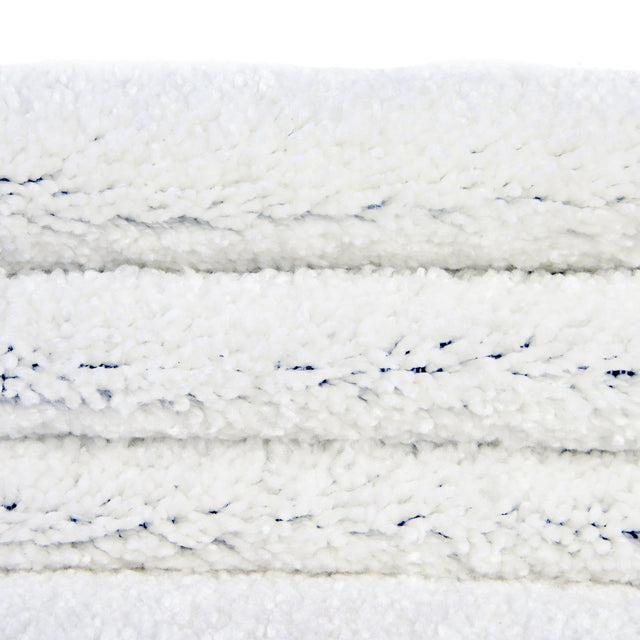 Snow White 2' 2 x 8' Solo Runner Area Rug Thick Soft Touch Fluffy & Plush Shaggy Pile Durable Minimalist Carpet for Classic Interior Design for Sale at Rug Engine