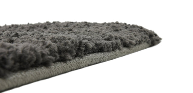 Charcoal 2' 2 x 3' 1 Solo Rectangle Area Rug Thick Soft Touch Fluffy & Plush Shaggy Pile Durable Minimalist Carpet for Classic Interior Design for Sale at Rug Engine