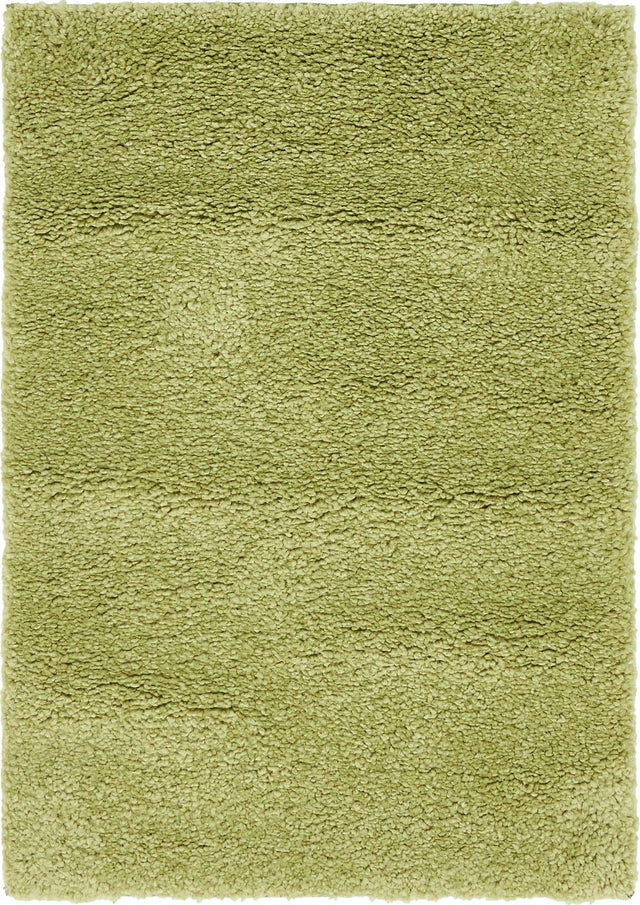 Light Green 2' 2 x 3' 1 Solo Rectangle Area Rug Thick Soft Touch Fluffy & Plush Shaggy Pile