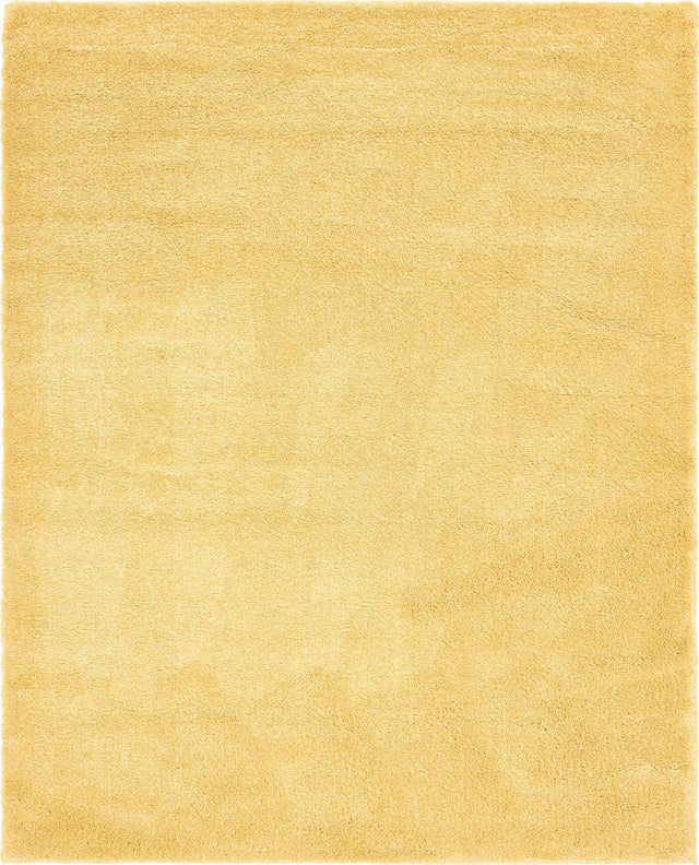 Yellow 10' x 13' 1 Solo Rectangle Area Rug Thick Soft Touch Fluffy & Plush Shaggy Pile Durable Minimalist Carpet for Classic Interior Design for Sale at Rug Engine