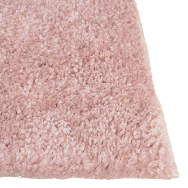 Pink 2' 2 x 3' 1 Solo Rectangle Area Rug Thick Soft Touch Fluffy & Plush Shaggy Pile Durable Minimalist Carpet for Classic Interior Design for Sale at Rug Engine