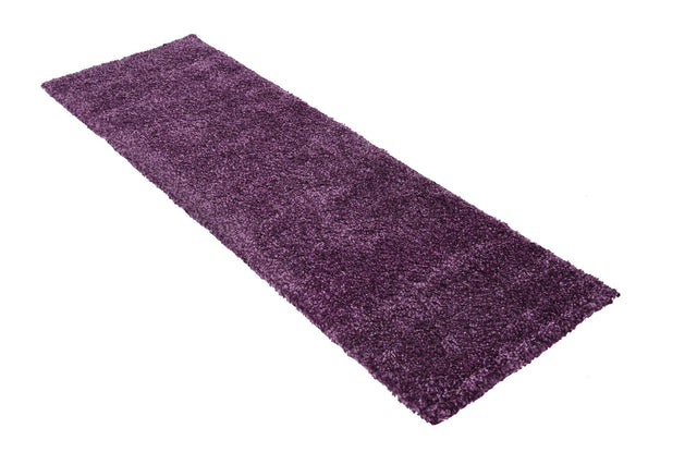 Violet 2' 2 x 6' 7 Solo Runner Area Rug Thick Soft Touch Fluffy & Plush Shaggy Pile Durable Minimalist Carpet for Classic Interior Design for Sale at Rug Engine