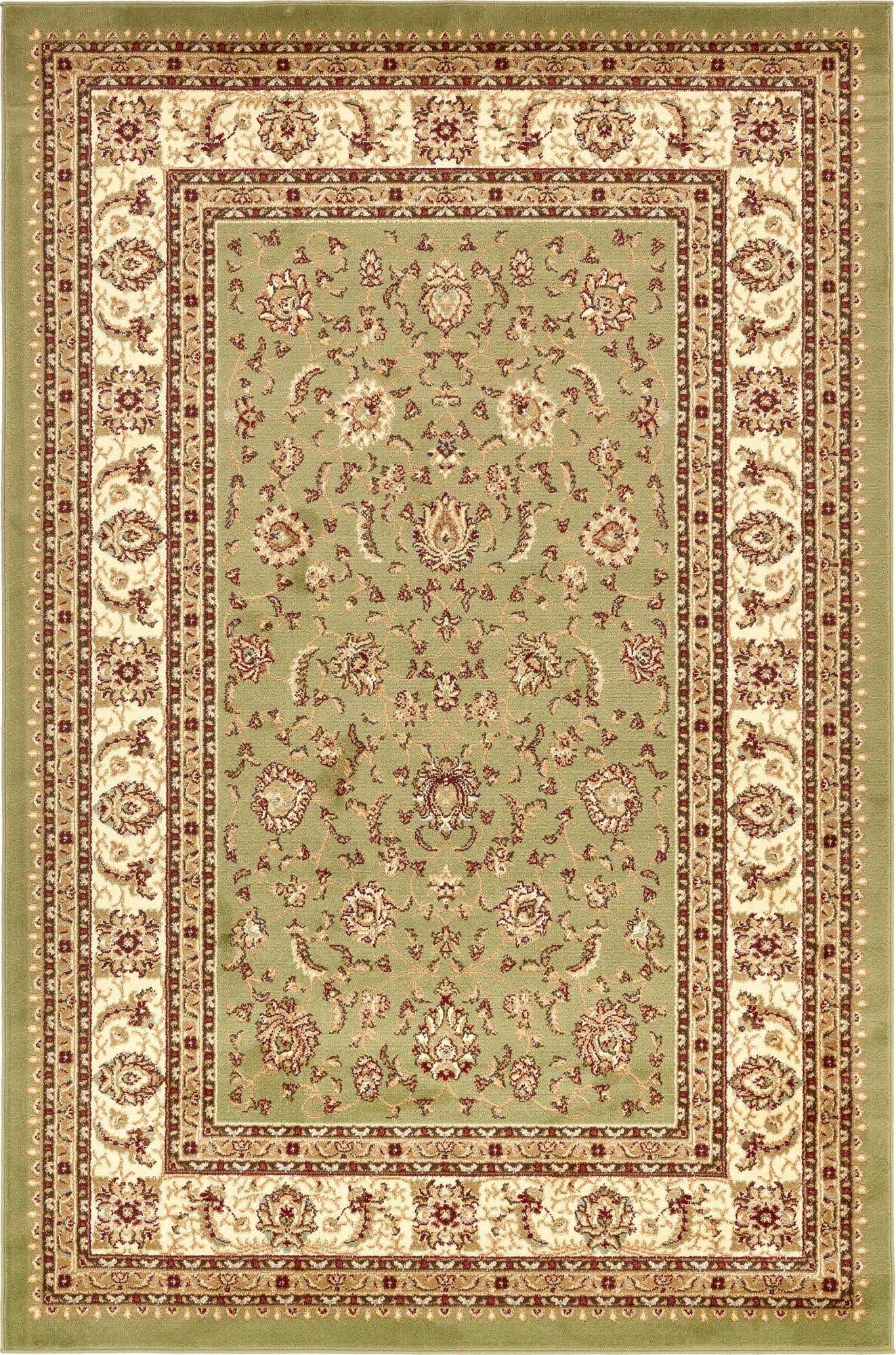 Green 6' 1 x 9' Voyage Rectangle Area Rug