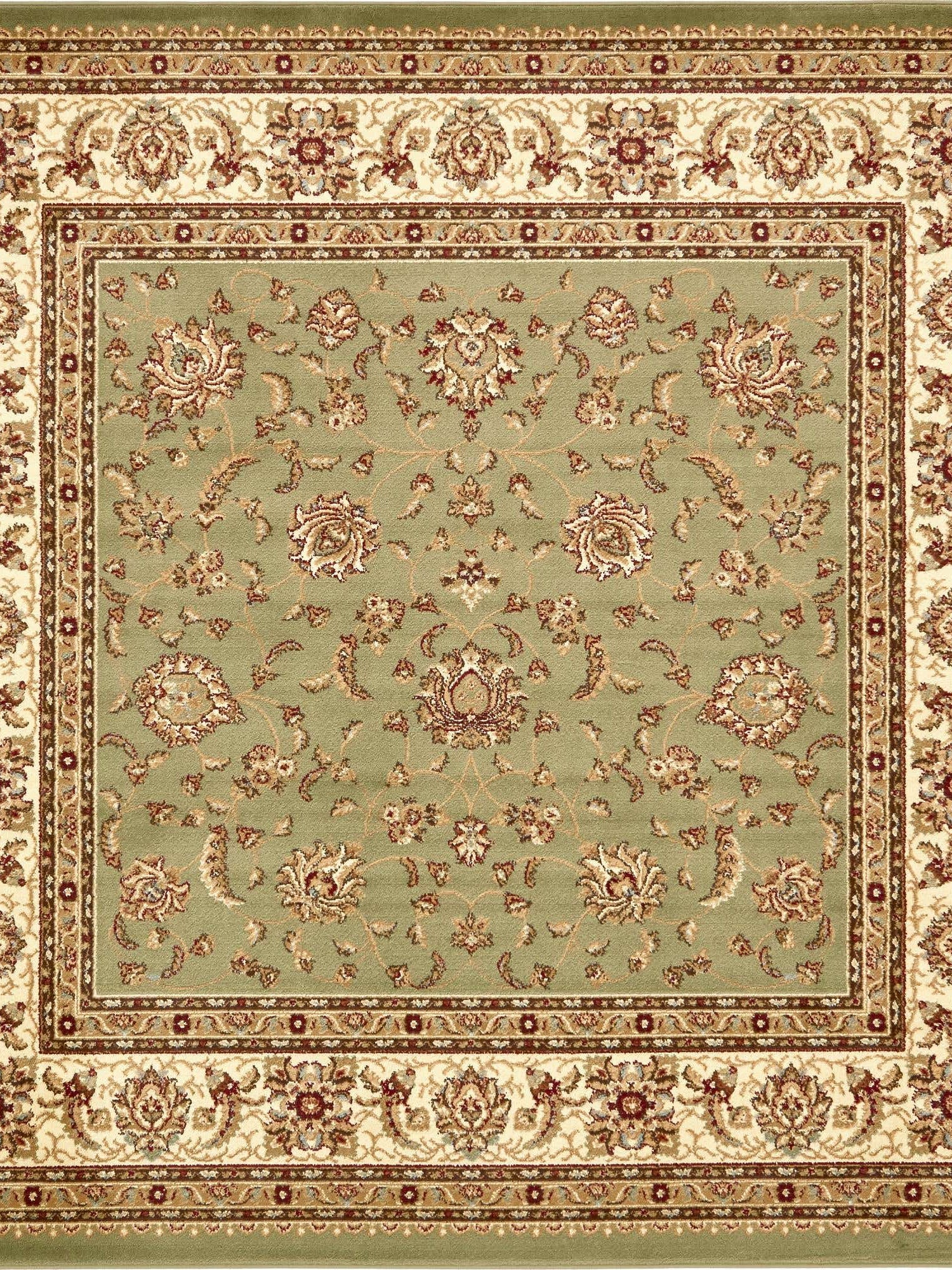 Green 7' 10 x 7' 10 Voyage Square Area Rug