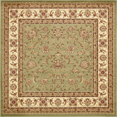 Green 7' 10 x 7' 10 Voyage Square Area Rug