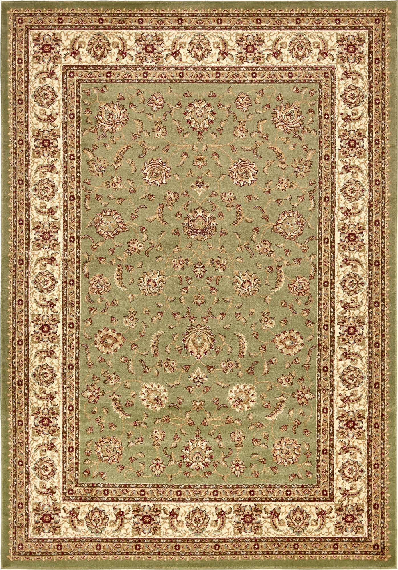 Green 7' 10 x 11' Voyage Rectangle Area Rug