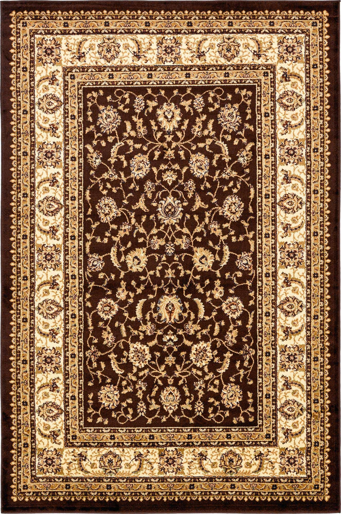 Brown 6' 1 x 9' Voyage Rectangle Area Rug