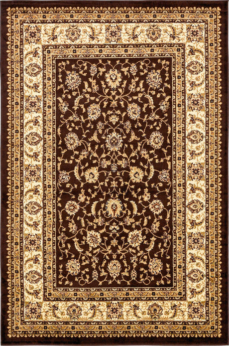 Brown 6' 1 x 9' Voyage Rectangle Area Rug