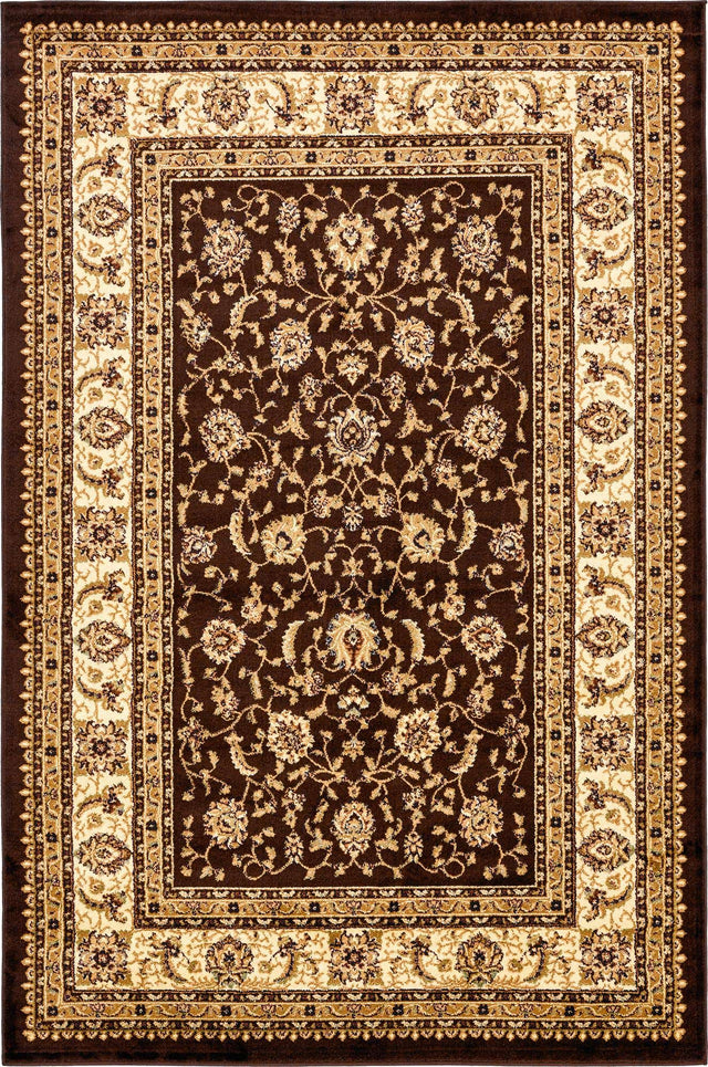 Brown 6' 1 x 9' Voyage Rectangle Area Rug