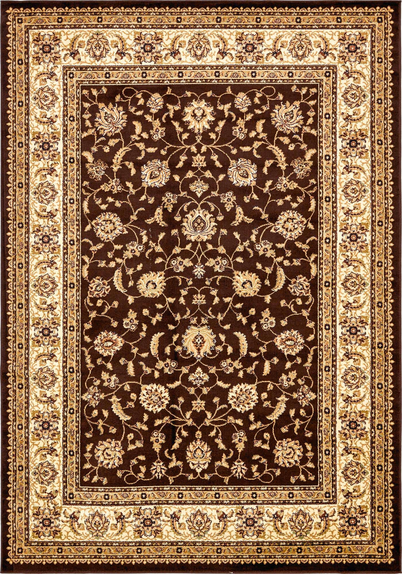 Brown 7' 10 x 11' Voyage Rectangle Area Rug