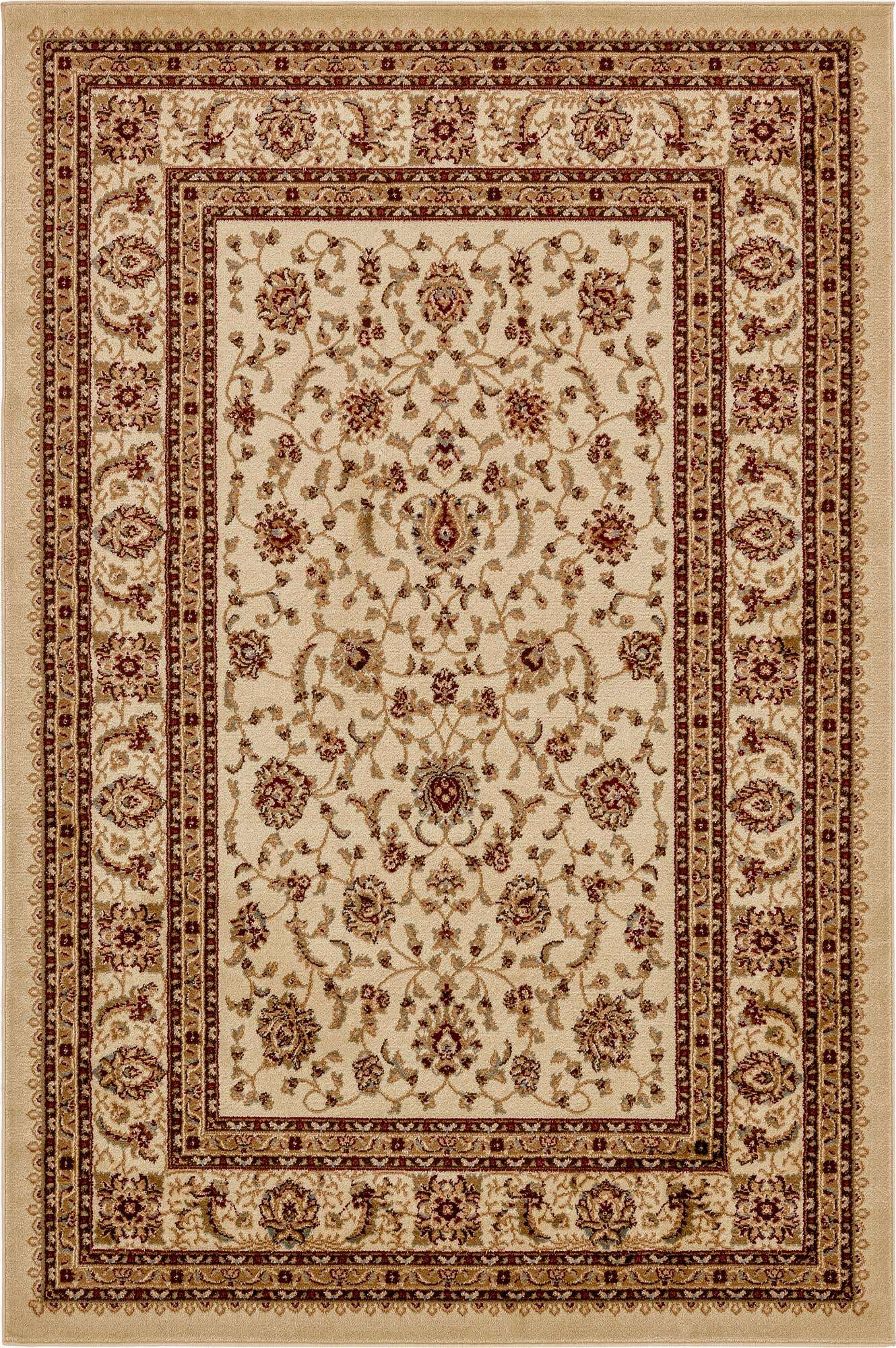 Cream 6' 1 x 9' Voyage Rectangle Area Rug