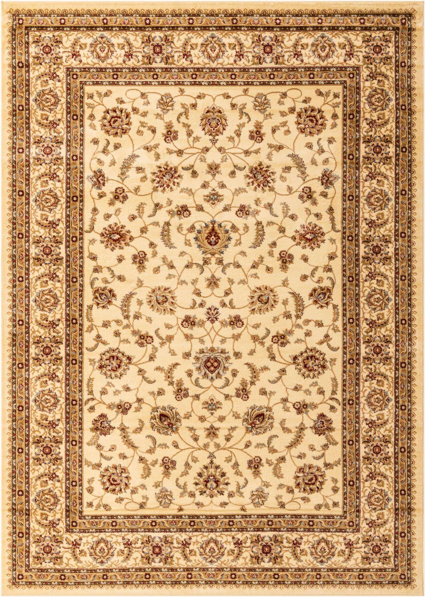 Cream 7' 10 x 11' Voyage Rectangle Area Rug