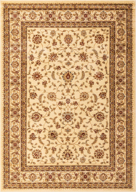 Cream 7' 10 x 11' Voyage Rectangle Area Rug