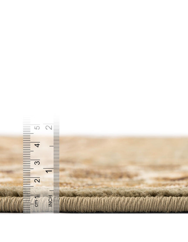 Light Green 4' 1 x 4' 1 Versailles Square Area Rug