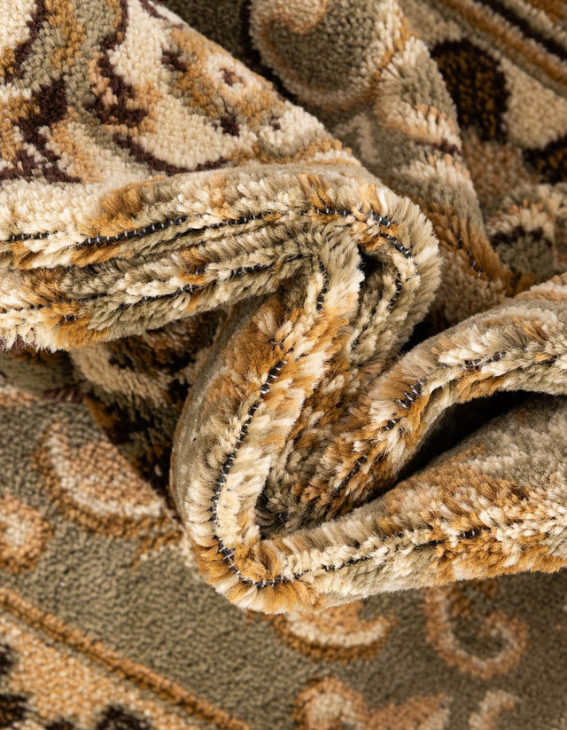 Light Green 7' 10 x 7' 10 Versailles Square Area Rug