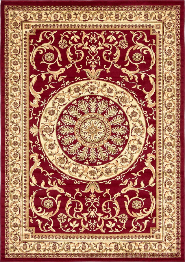 Red 7' 10 x 11' Versailles Rectangle Area Rug
