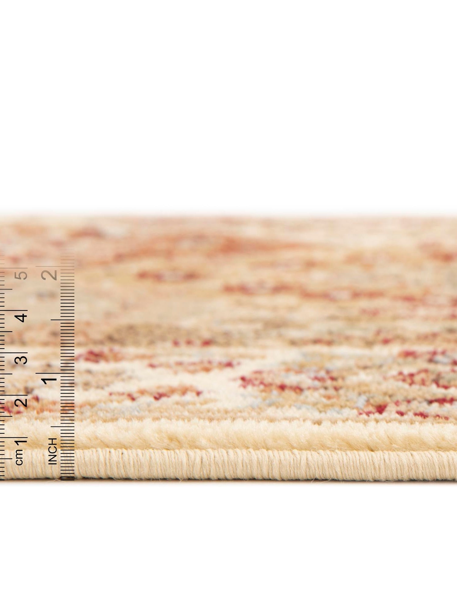 Cream 4' 1 x 4' 1 Voyage Square Area Rug