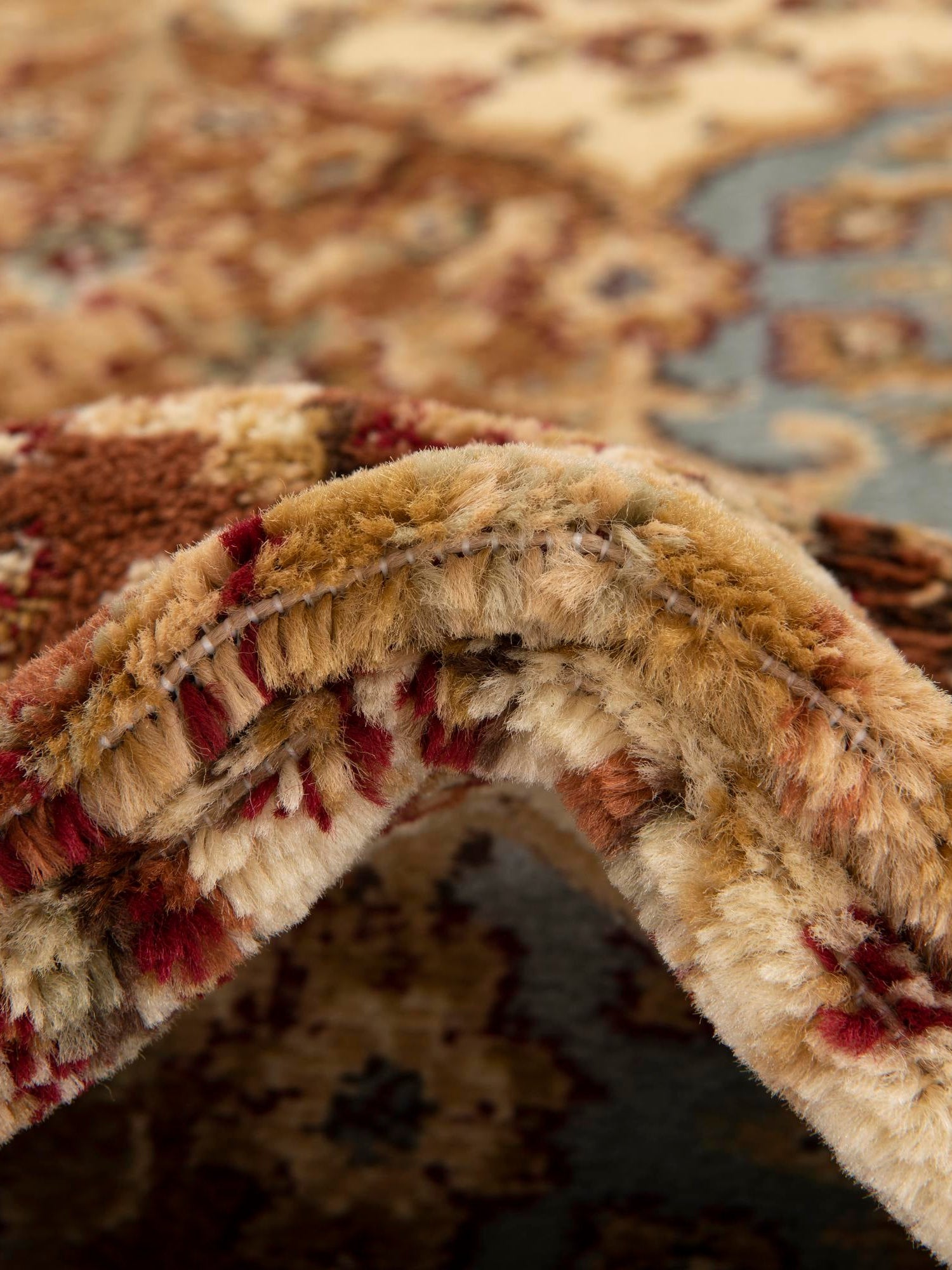 Cream 4' 1 x 4' 1 Voyage Square Area Rug