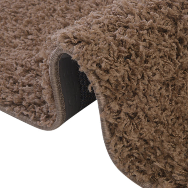Sandy Brown 2' 7 x 13' 1 Solid Shag Runner Area Rug Thick Soft Touch Fluffy & Plush Shaggy Pile Durable Minimalist Carpet for Classic Interior Design for Sale at Rug Engine