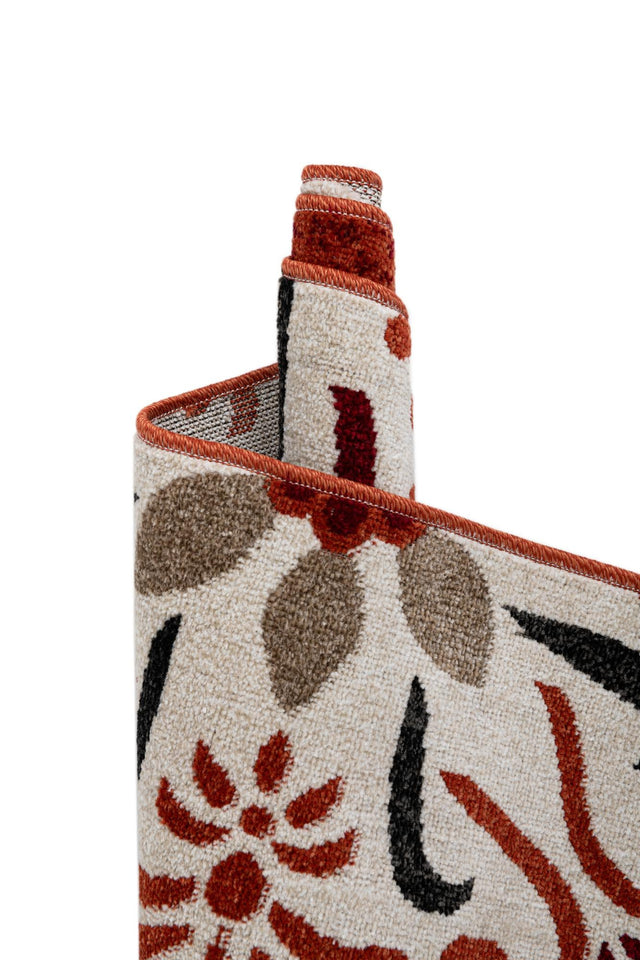 Terracotta 2' 7 x 10' Outdoor Modern Runner Area Rug Weather Resistant for Patio, Deck, Terrace, Balcony, Porch 100% Polypropylene Modern Outside Carpet for Sale at Rug Engine