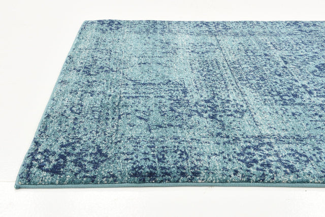 Turquoise 4' 1 x 6' 1 Tradition Rectangle Area Rug Traditional Classic Vintage Design Carpet for Living Room, Bedrooms, Dining, Office Space for Sale at Rug Engine