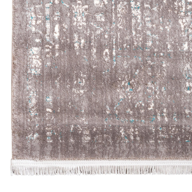 Light Gray 8' x 8' New Classical Square Area Rug 70% Polypropylene & 30% Polyester Traditional Vintage Distressed Carpet for Interior Design Home Decor for Sale at Rug Engine