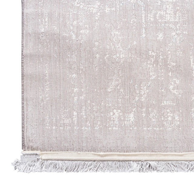 Light Gray 8' x 8' New Classical Square Area Rug 70% Polypropylene & 30% Polyester Traditional Vintage Distressed Carpet for Interior Design Home Decor for Sale at Rug Engine