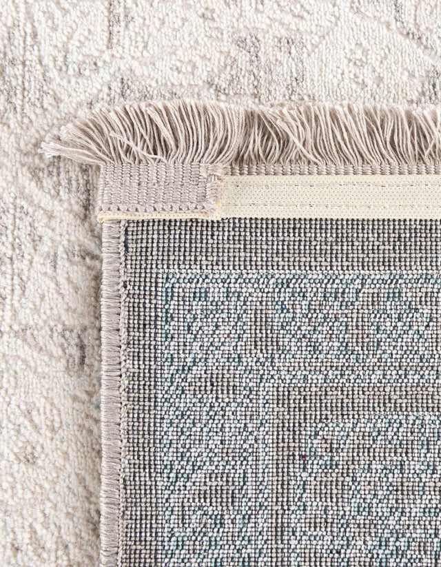 Light Blue 8' x 8' New Classical Square Area Rug 70% Polypropylene & 30% Polyester Traditional Vintage Distressed Carpet for Interior Design Home Decor for Sale at Rug Engine