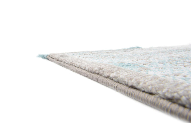 Light Blue 4' x 4' New Classical Square Area Rug 70% Polypropylene & 30% Polyester Traditional Vintage Distressed Carpet for Interior Design Home Decor for Sale at Rug Engine