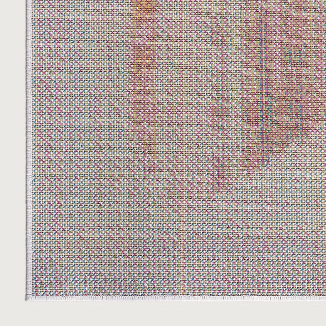 Multicolor 2' x 6' 1 Lyon Runner Area Rug Vivid Colorful Abstract Modern 100% Polypropylene Carpet for Living Room, Dining, Office for Sale at Rug Engine