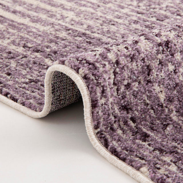 Purple 2' x 6' 1 Del Mar Runner Area Rug 100% Polypropylene Easy Clean Stain Resistant Vivid Modern Carpet Mat for Home Decor Interior Designing for Sale at Rug Engine