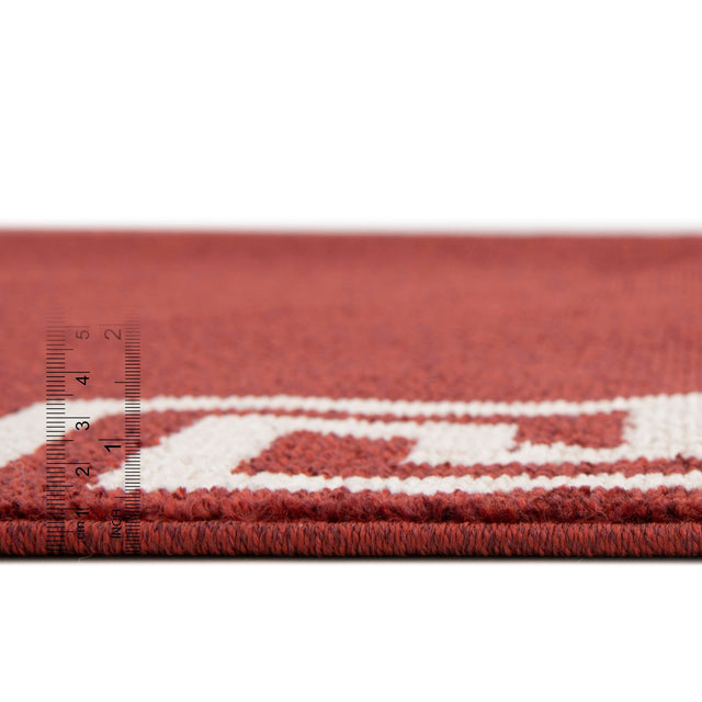 Terracotta 7' 10 x 7' 10 Athens Square Area Rug 100% Polypropylene With Cotton Backing Easy Clean Indoor Living Dining Room Bedroom Office Carpet for Sale at Rug Engine