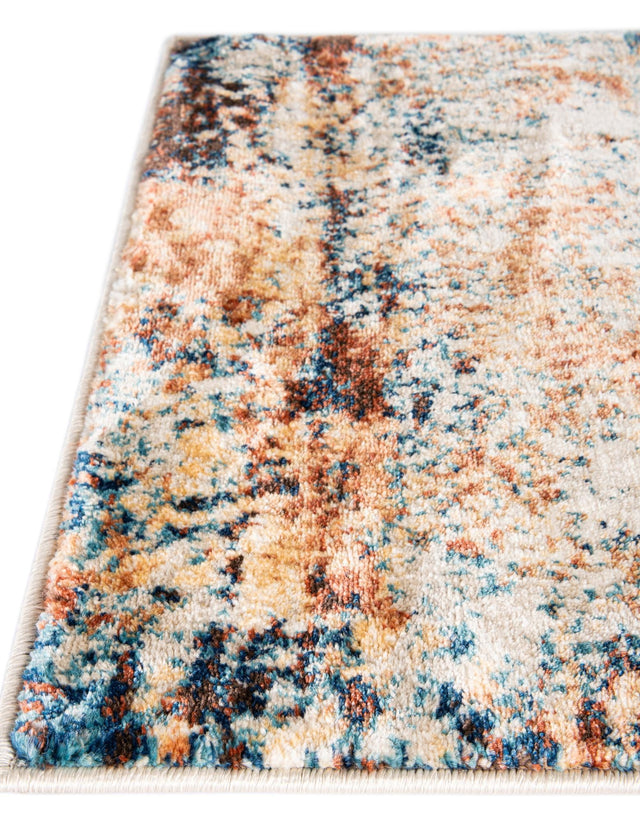 Brick Red 9' x 12' 2 Mystic Rectangle Area Rug 100% Polypropylene Abstract Modern Carpet for Living Rooms, Dining, Bedrooms, Office for Sale at Rug Engine