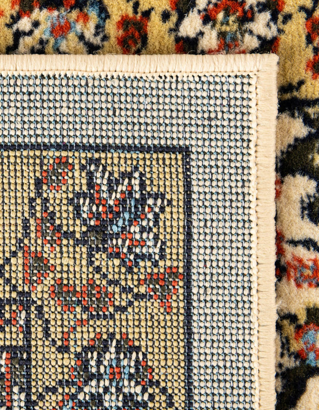 Cream 2' x 8' 2 Espahan Runner Area Rug 100% Polypropylene Stain Resistant Carpet With Cotton Backing Vivid Colorful Traditional Interior Design for Sale at Rug Engine