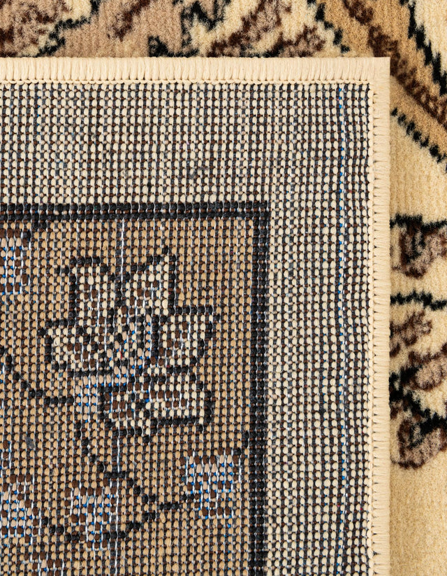 Ivory 10' x 13' 1 Espahan Rectangle Area Rug 100% Polypropylene Stain Resistant Carpet With Cotton Backing Vivid Colorful Traditional Interior Design for Sale at Rug Engine