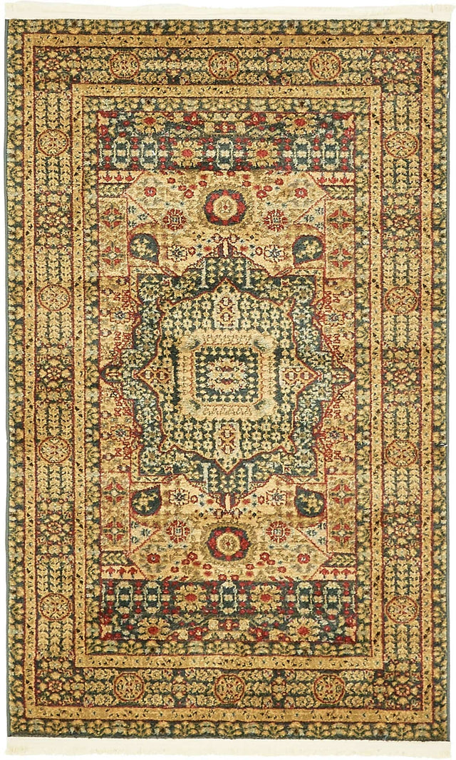 Blue 3' 1 x 5' 3 Palace Rectangle Area Rug