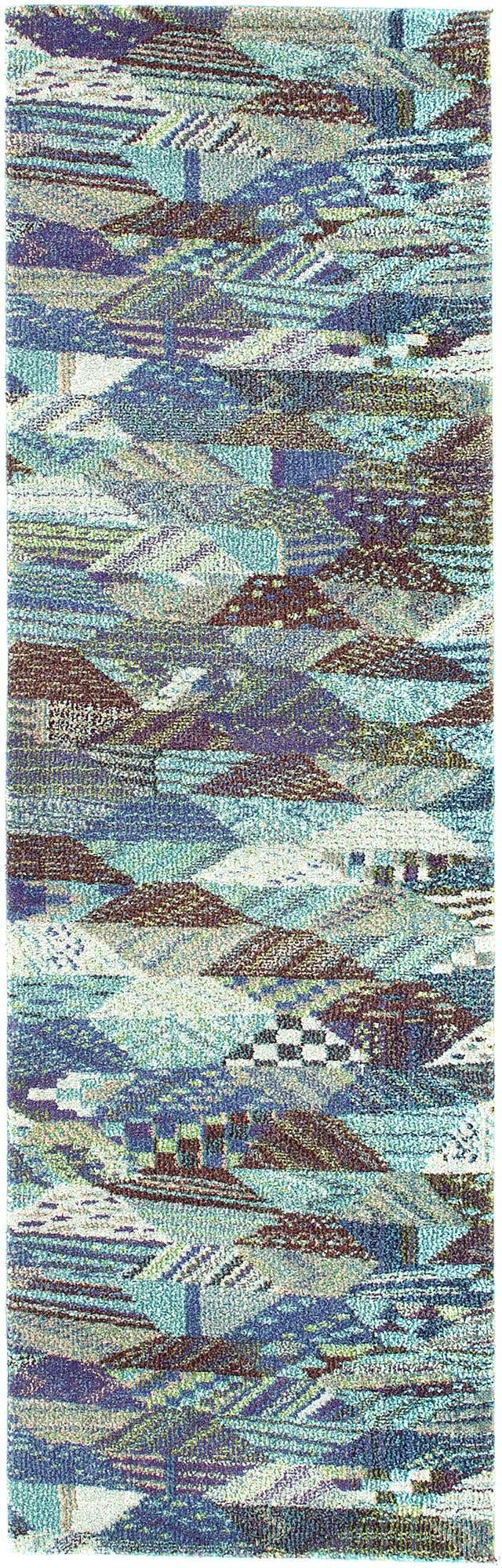 Blue 2' 2 x 6' 9 Sedona Runner Area Rug