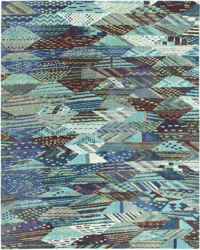 Blue 8' x 10' Sedona Rectangle Area Rug