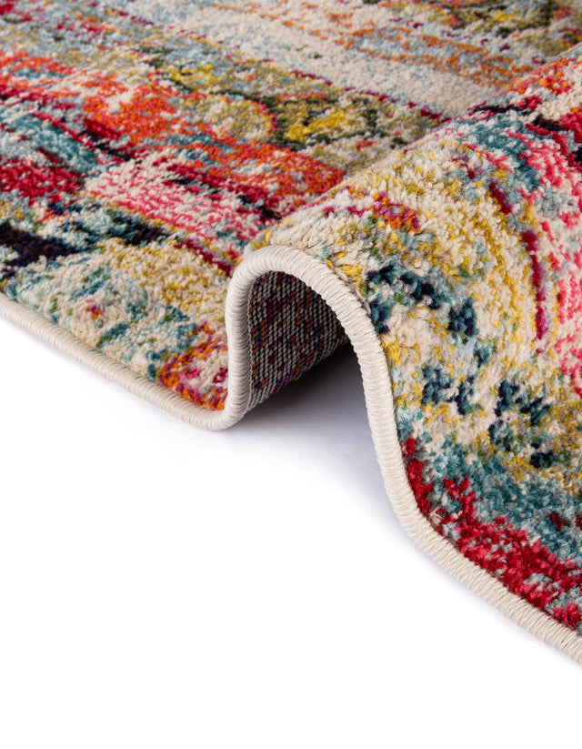 Multicolor 2' x 8' Sedona Runner Area Rug Durable Long Lasting Carpet for Living Rooms, Kitchen, Bedrooms, Office Space, Dorms for Sale at Rug Engine
