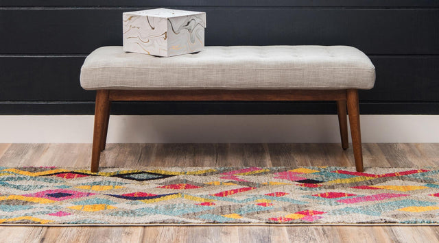 Multicolor 2' 7 x 10' Sedona Runner Area Rug Durable Long Lasting Carpet for Living Rooms, Kitchen, Bedrooms, Office Space, Dorms for Sale at Rug Engine